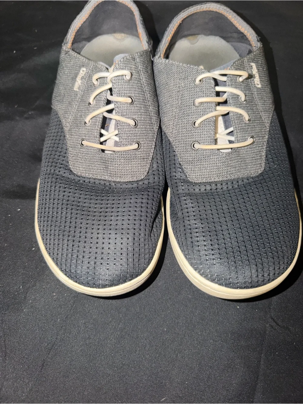 Olukai Nohea Moku Men's Boat Shoes, Charcoal Grey Comfort Shoes Mens 8